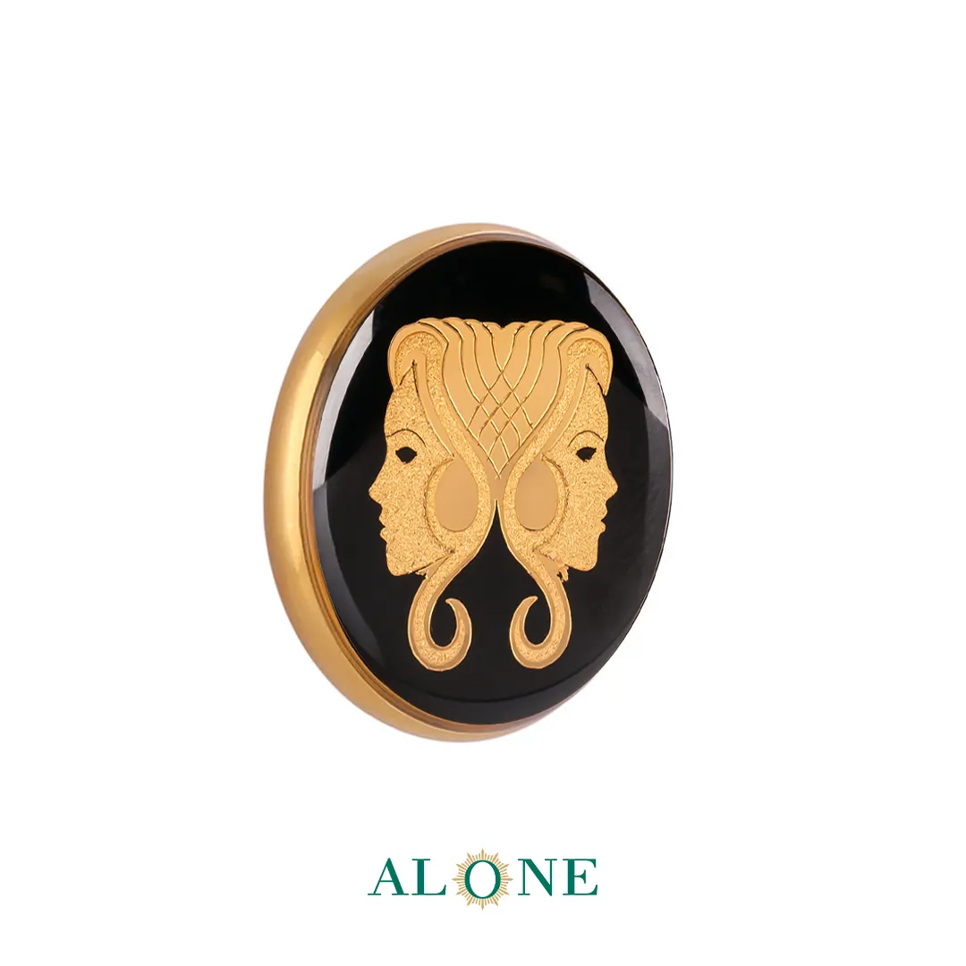 پلاک دستبند چرم زنانه گرد سایز 20 انیکس خرداد (جدید) - Image 2