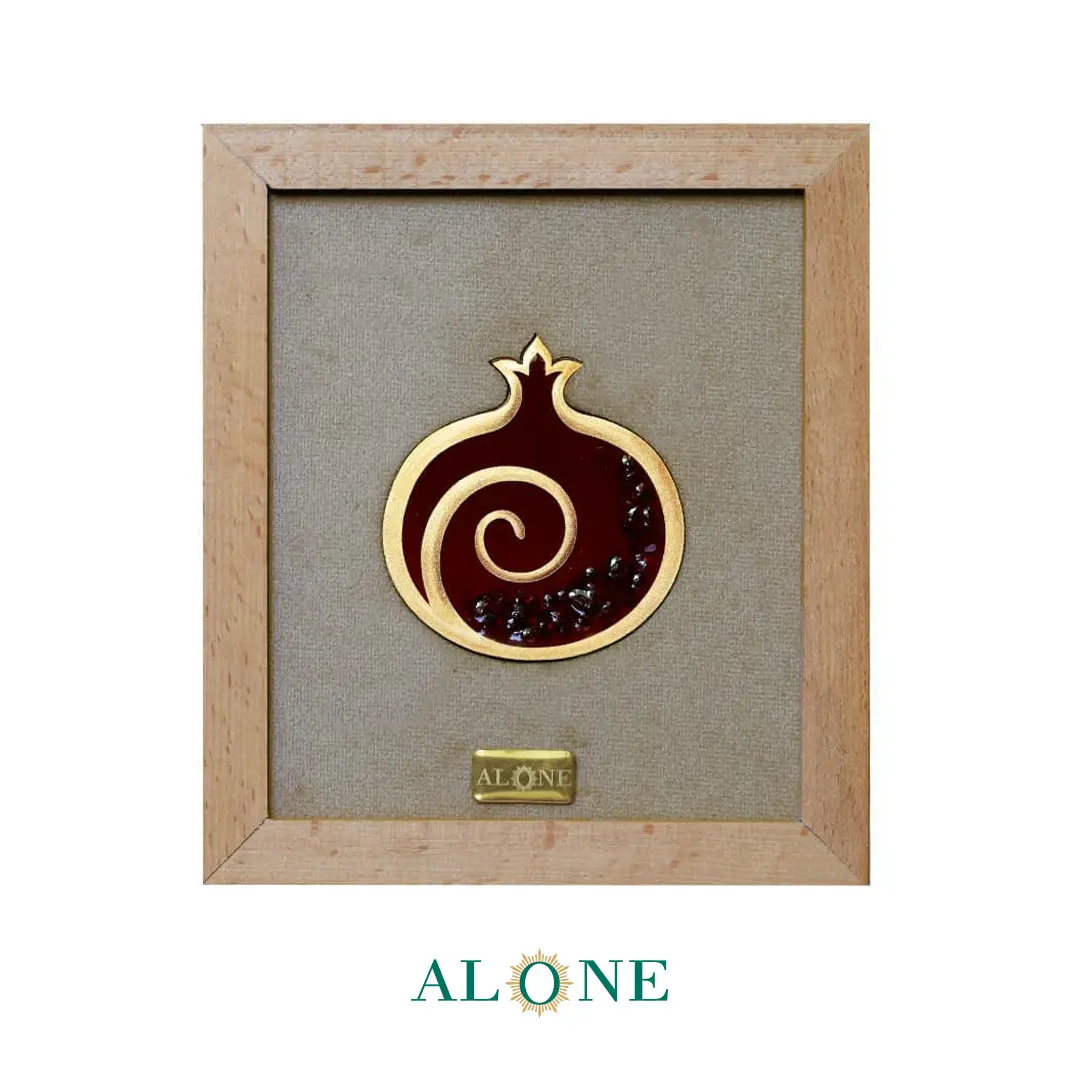 تابلو انار پیچ کِرِم 16*14