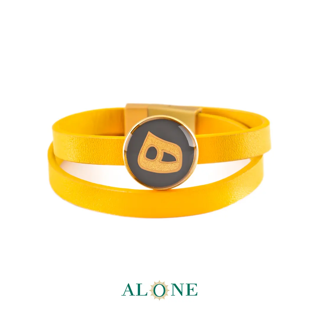 دستبند چرم دو دور ه نیمانی