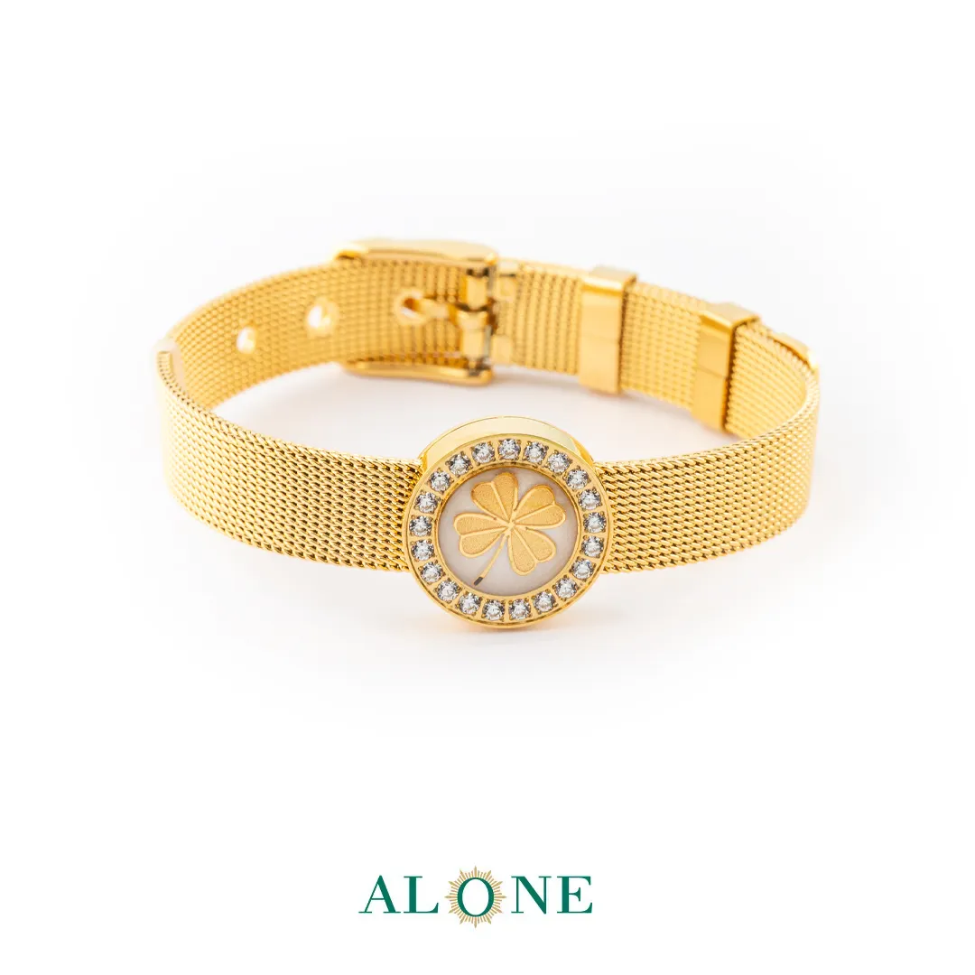 دستبند ساعتی صدفی شبدر2