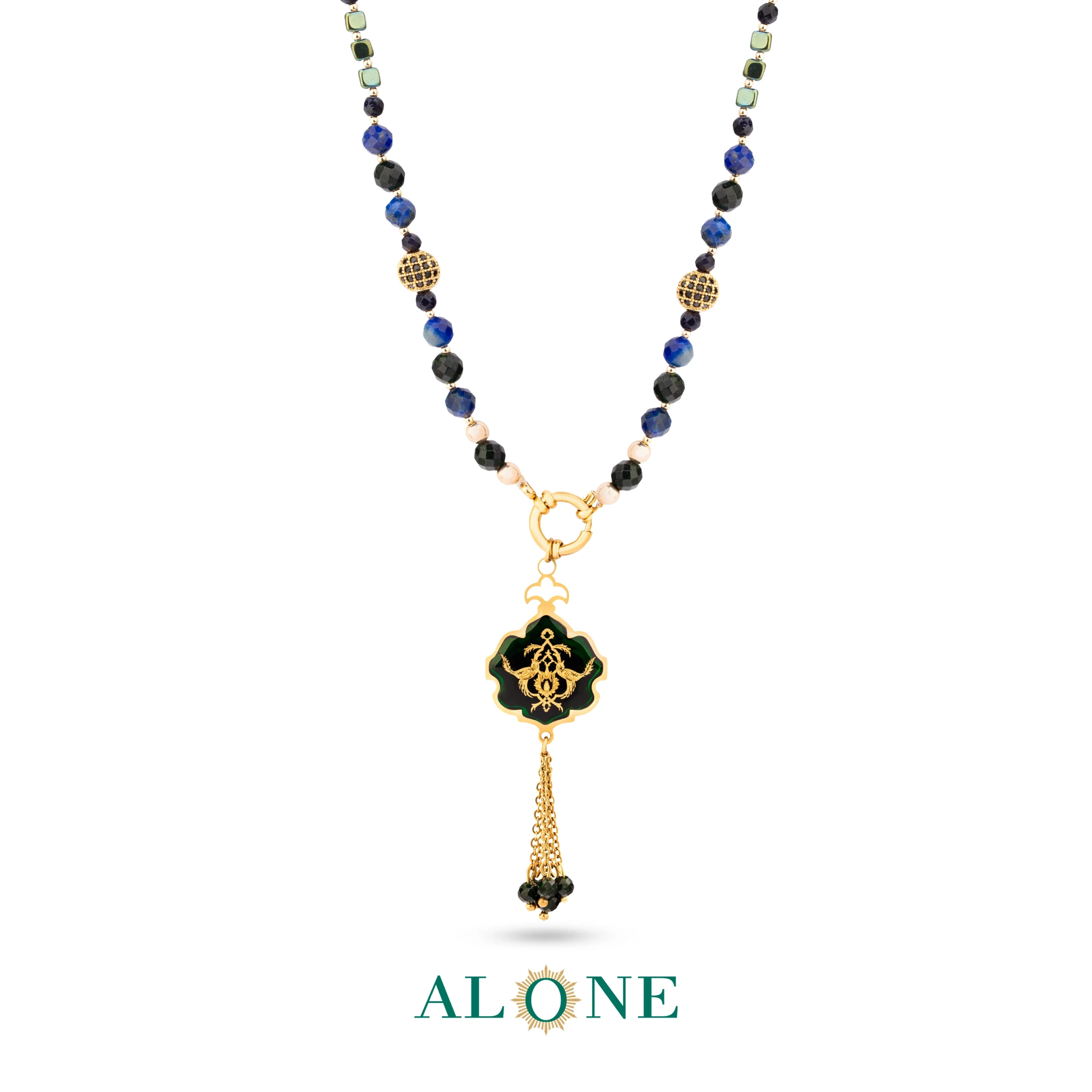 گردنبند آسو با آویز سانای