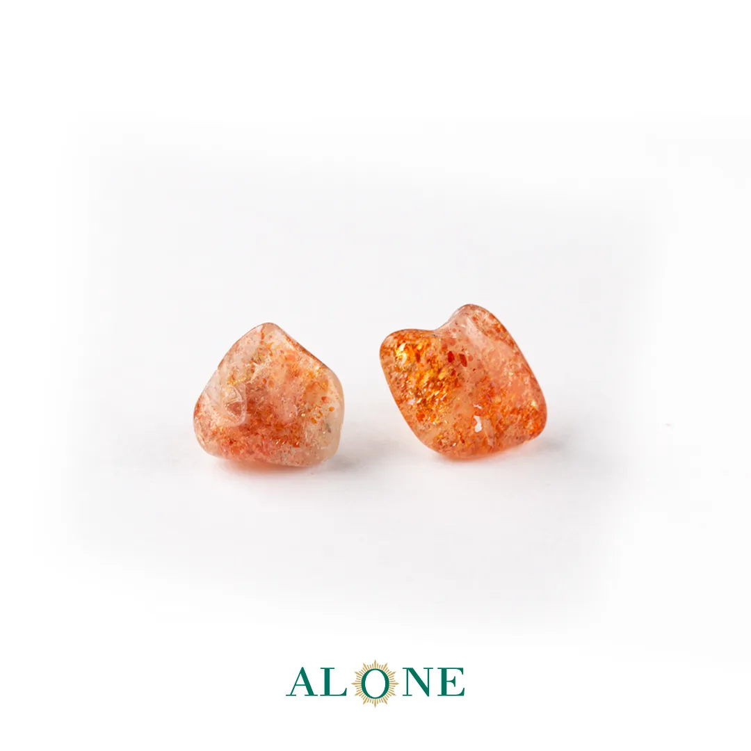 گوشواره میخی دلربا آجری - Image 2