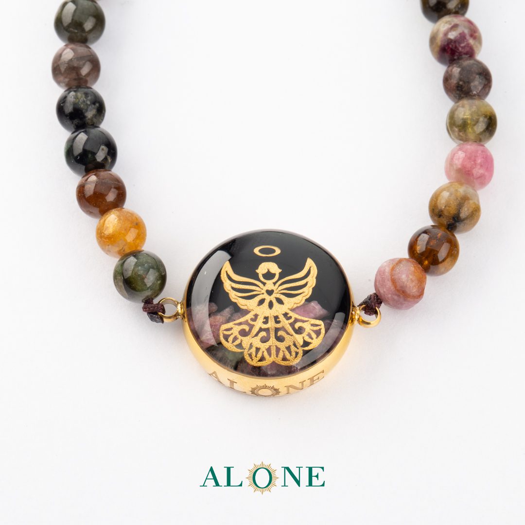 دستبند کوچک بافت تورمالین آنیل - Image 2