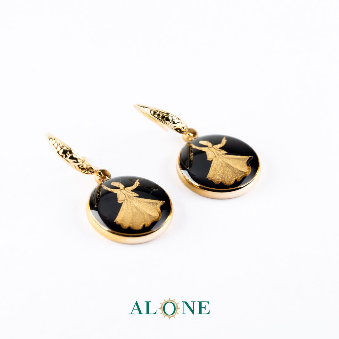 گوشواره گرد انیکس رقص سماع جدید (قالب کوچک) - Image 2