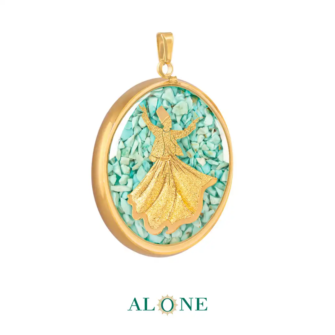 آویز فیروزه رقص سماع (قالب کوچک) - Image 2