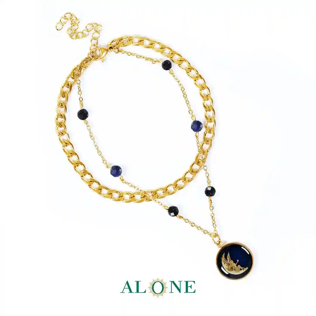 پابند کارتیر ماهدخت با سنگ لاجورد