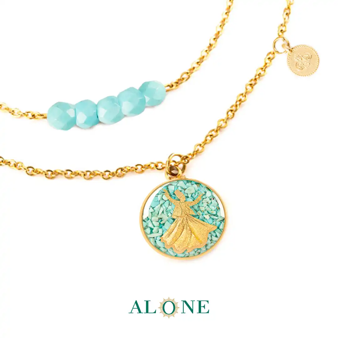 پابند گرد فیروزه رقص سماع - Image 2