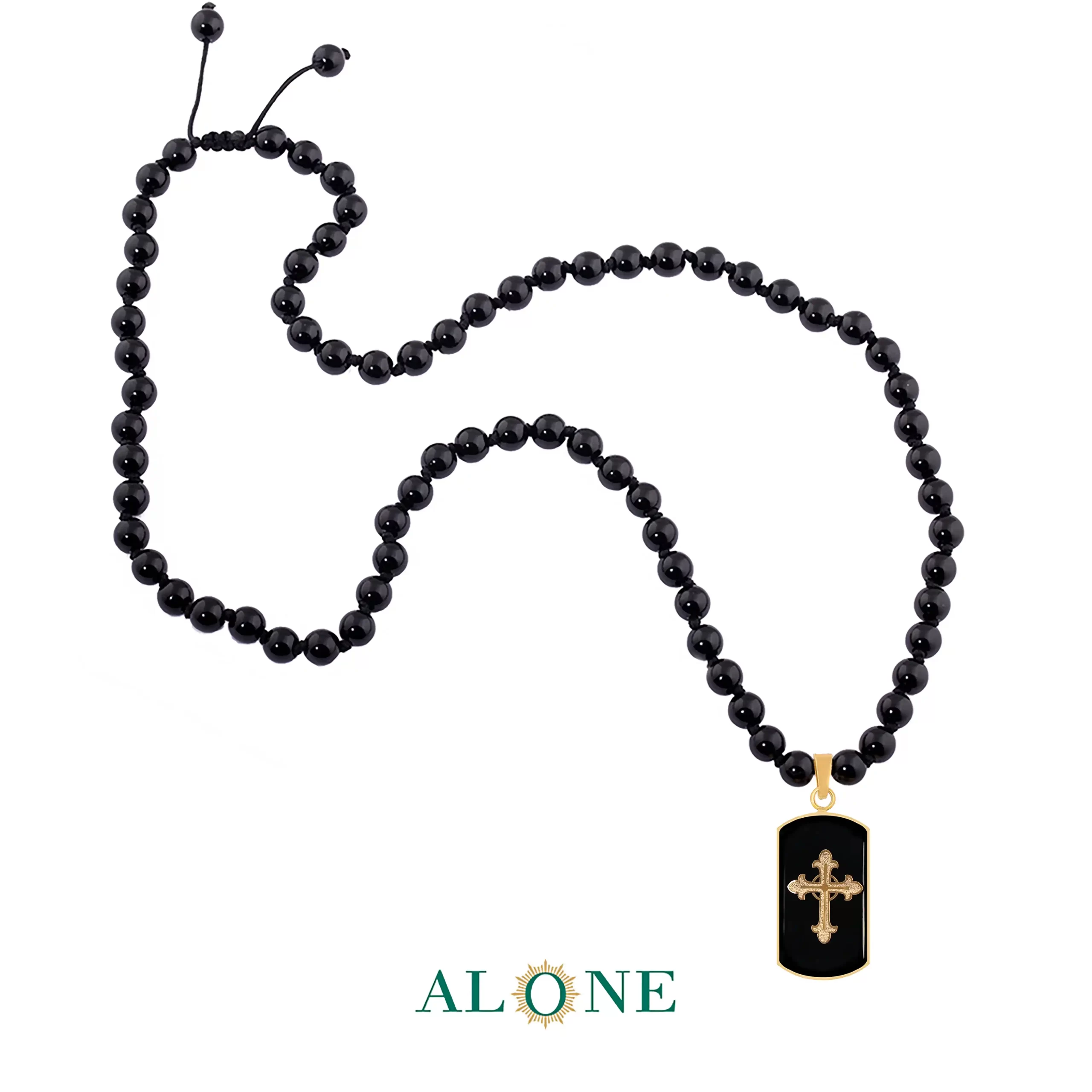 گردنبند مستطیل انیکس صلیب - Image 2