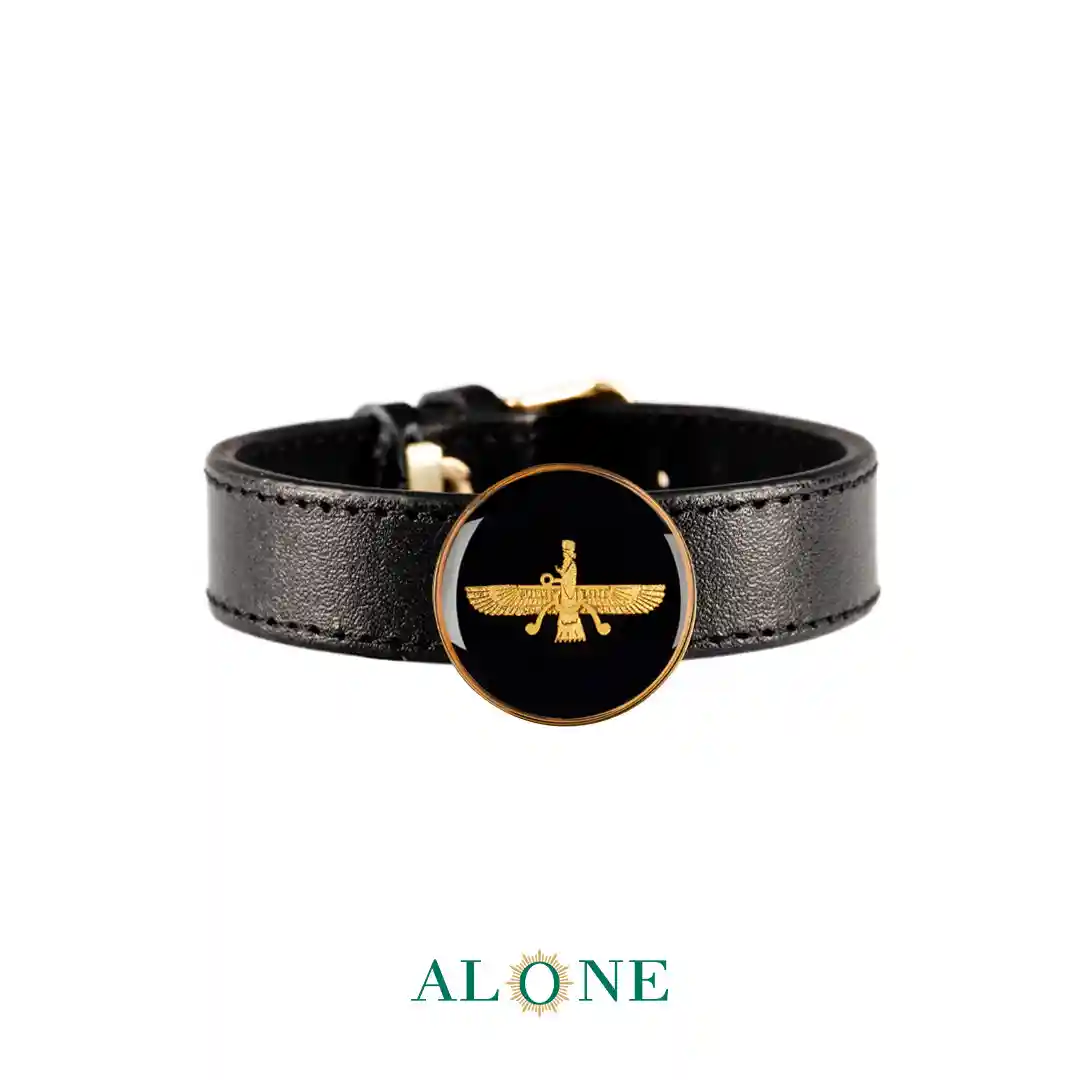 دستبند چرم مردانه انیکس فروهر