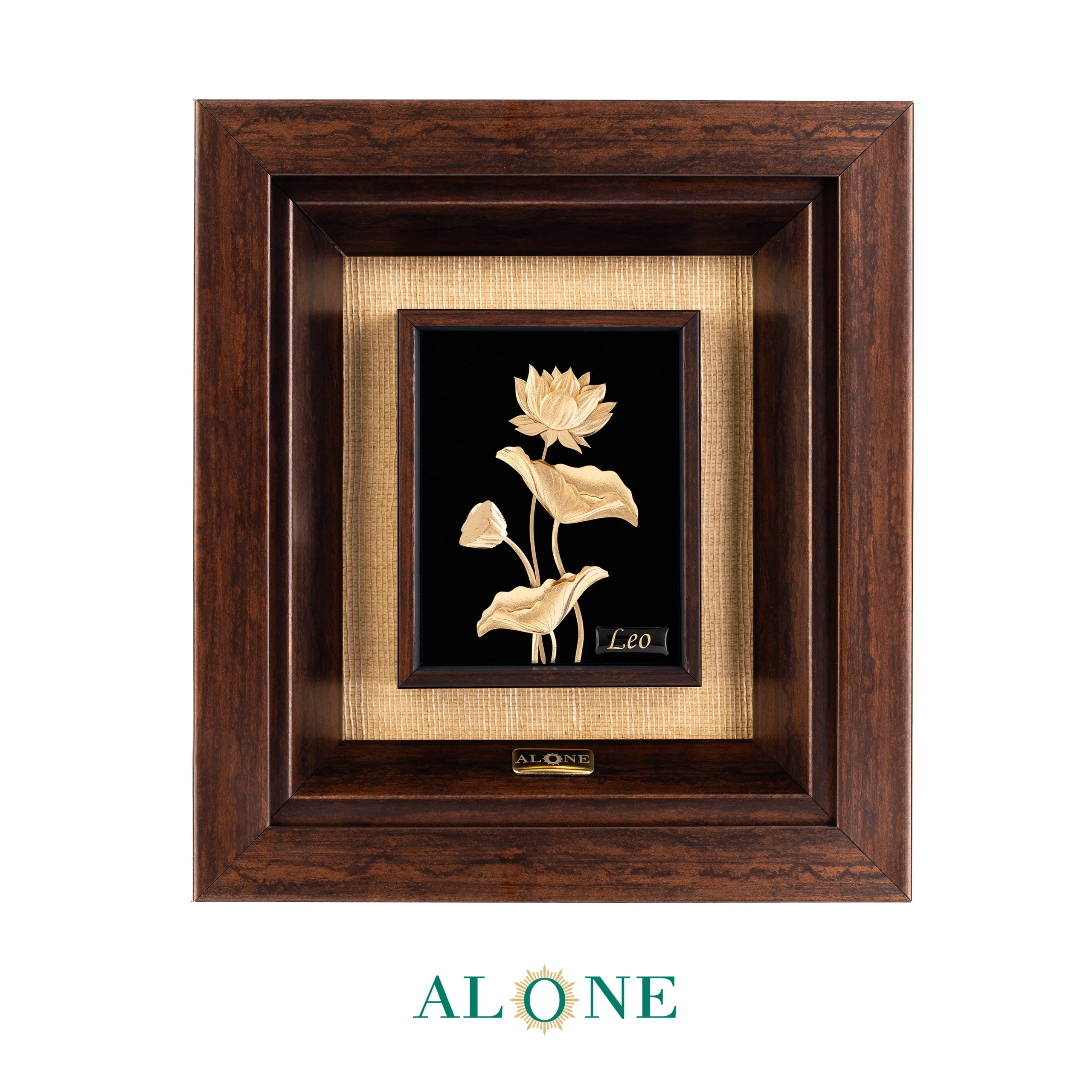 تابلو گل نیلوفر آبی 19*21