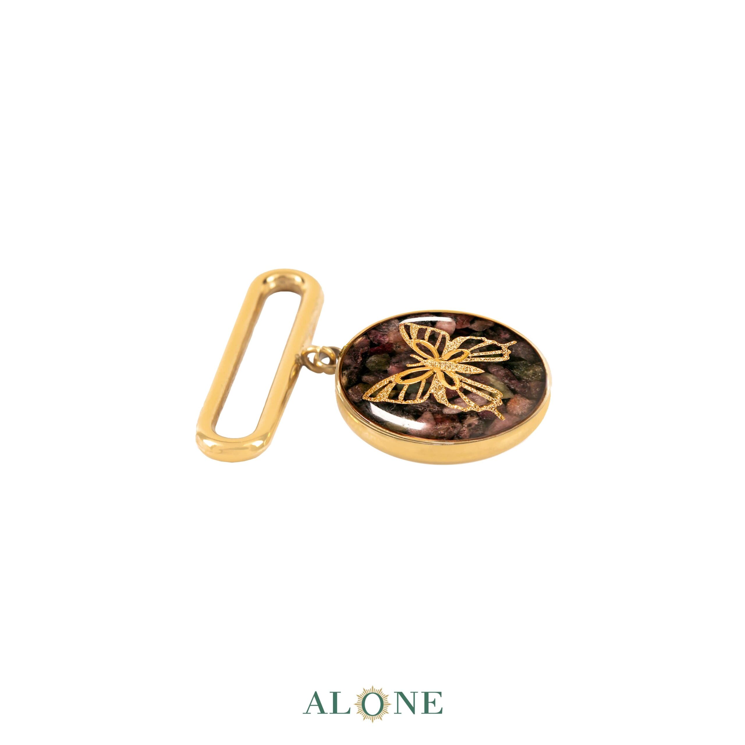 آویز اپل واچ تورمالین پروانه - Image 2