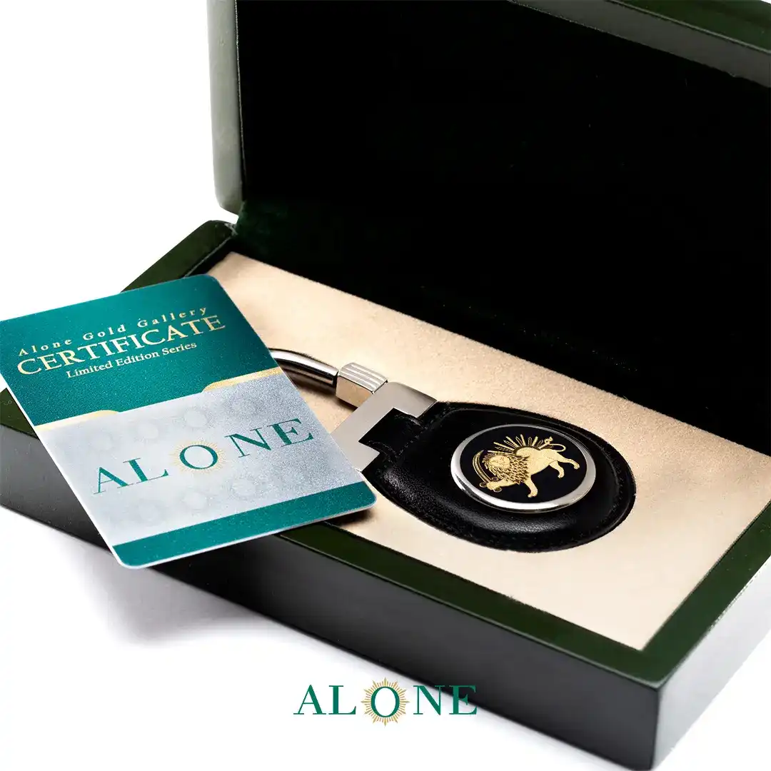 جاسوئیچی گرد مشکی Meisterstuck انیکس شیر و خورشید - Image 7