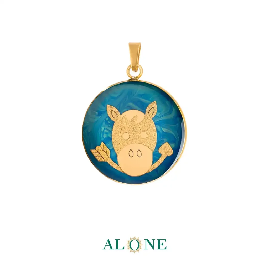 آویز کودکانه آبی ابربادی آذر