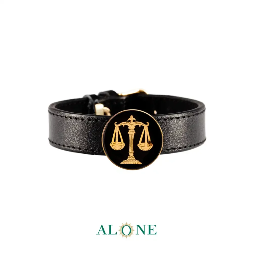 دستبند چرم مهر