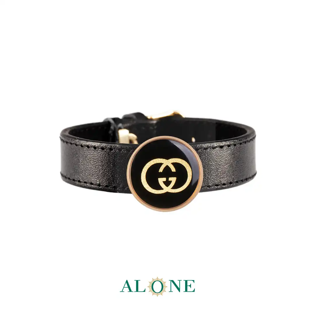 دستبند چرم گرد انیکس گوچی
