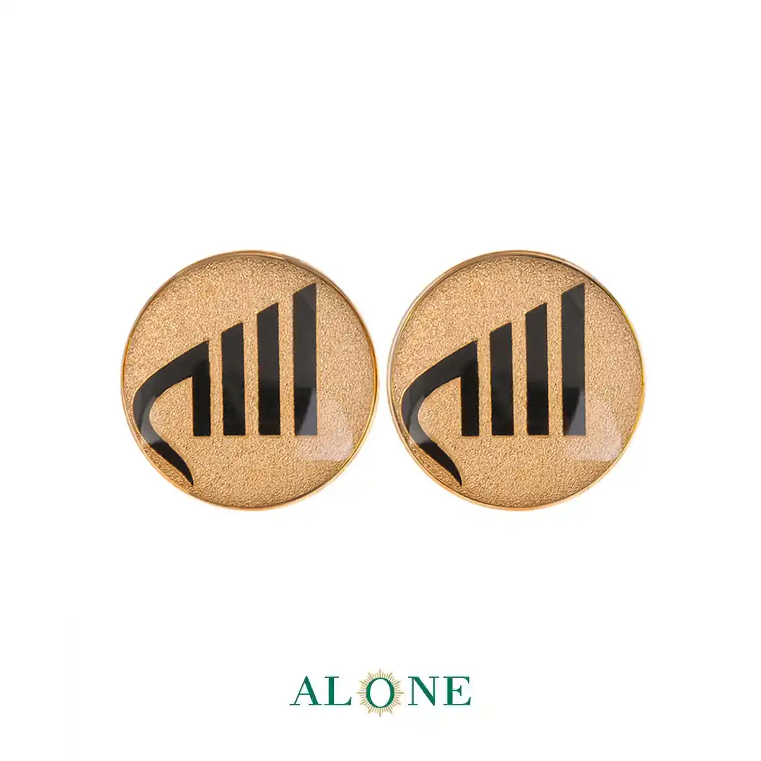 دکمه سردست گرد انیکس الله - Image 2