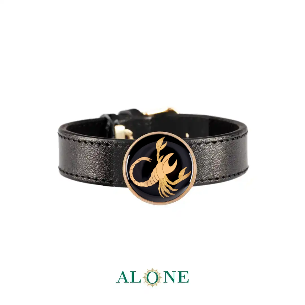 دستبند چرم آبان