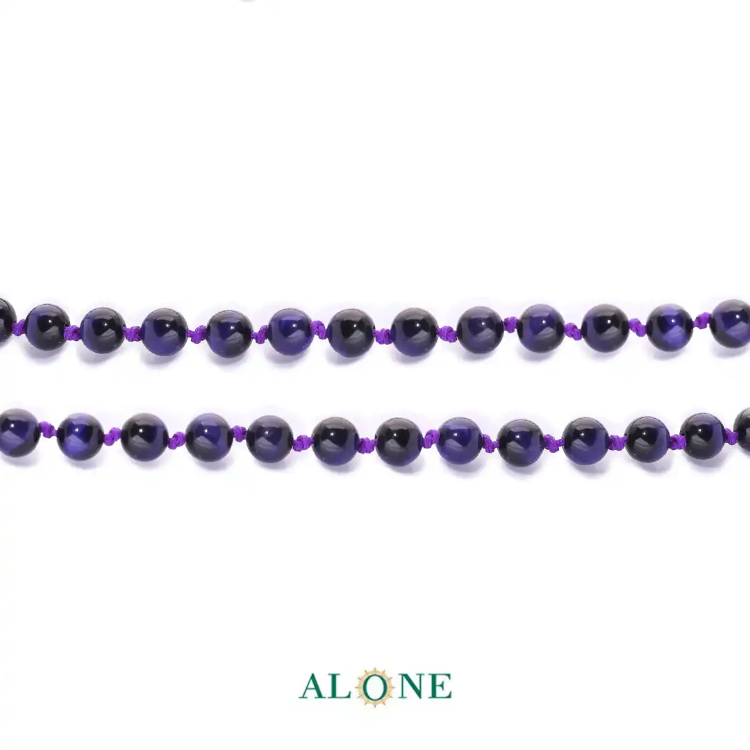 سنگ گره ای کوتاه 45 تایگر بنفش ساده قطر 6