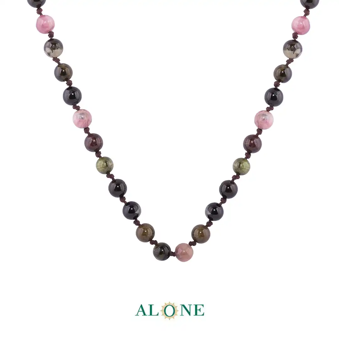 سنگ گره ای کوتاه 45 تورمالین ساده قطر 6