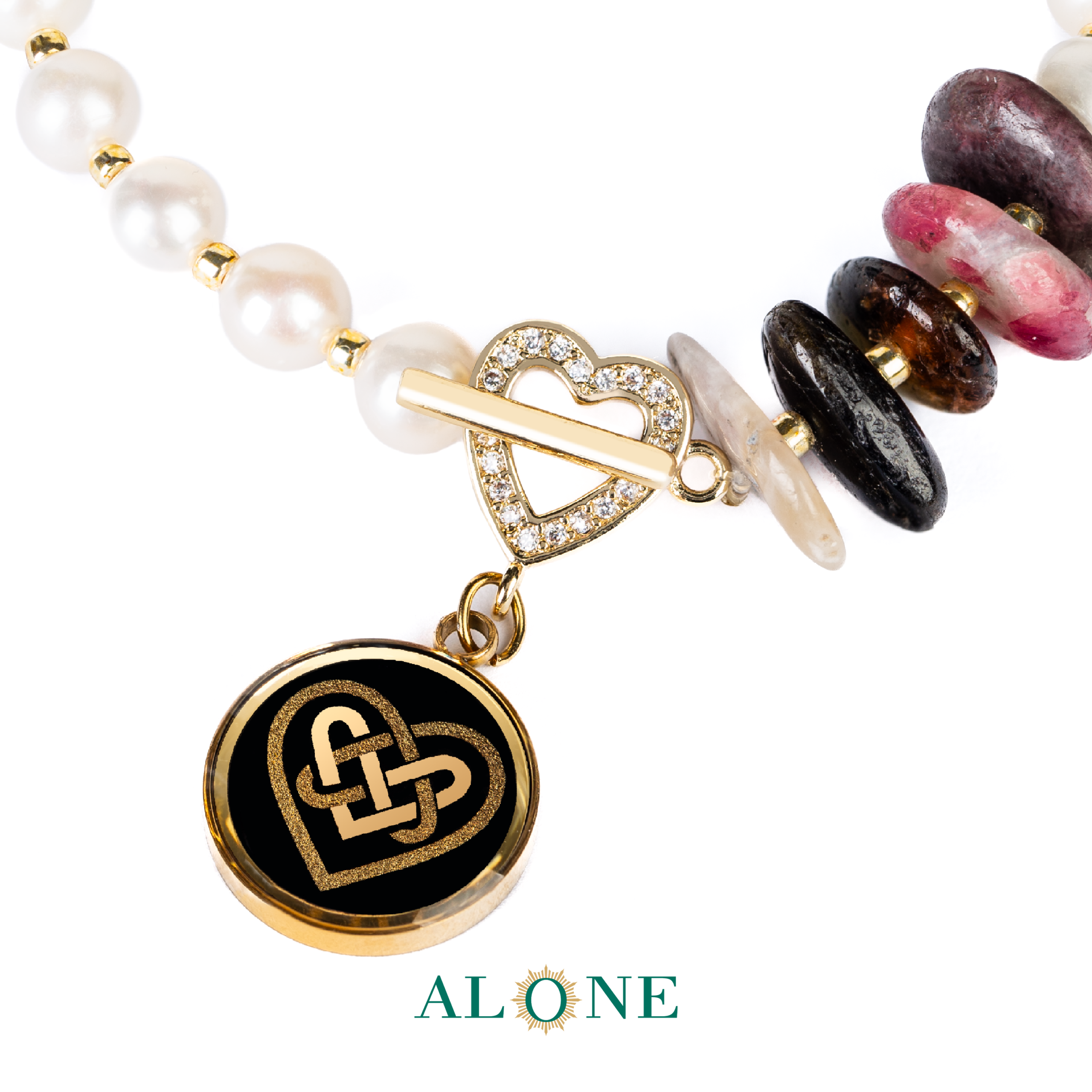 دستبند مروارید درین با آویز ژیوار - Image 2