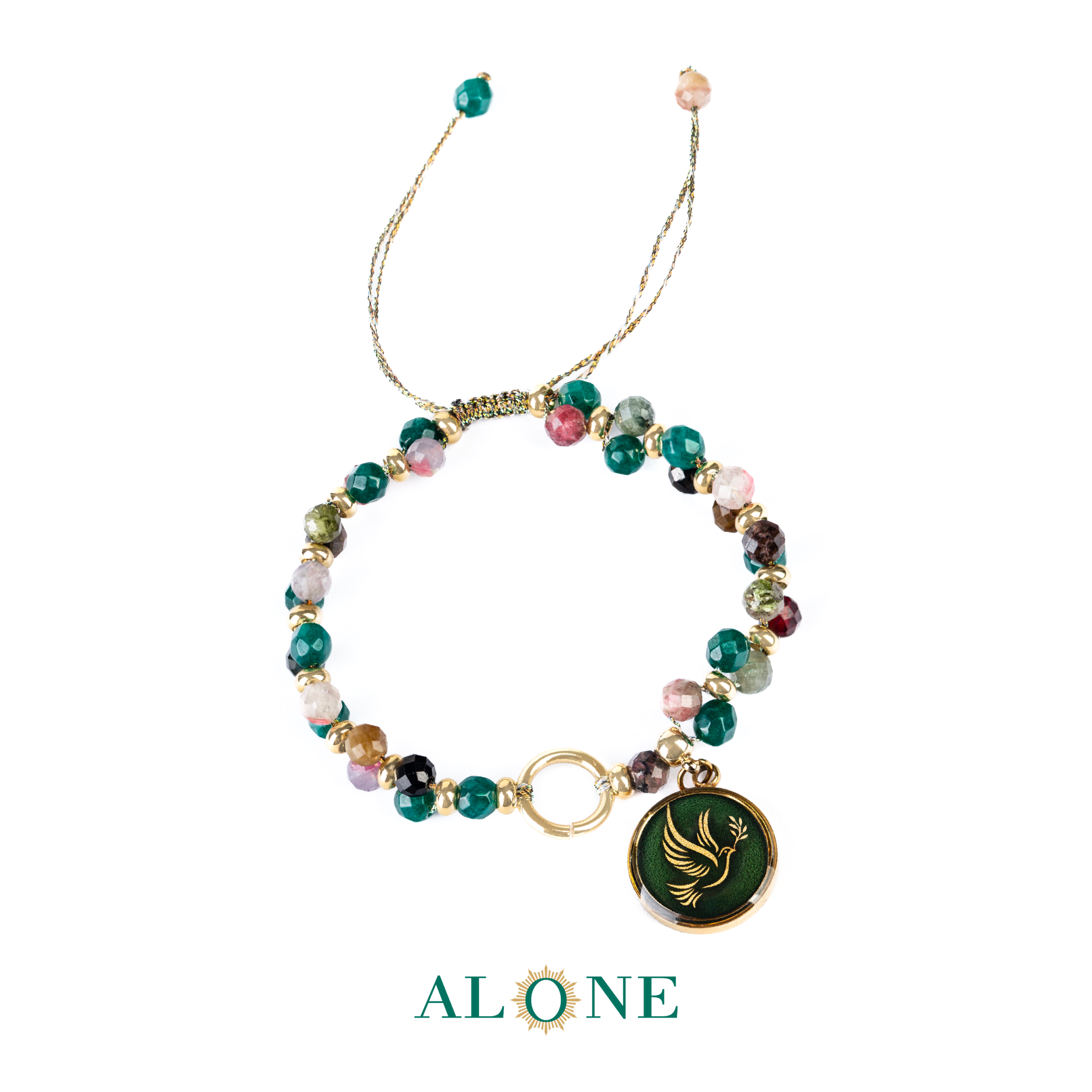 دستبند میکس بافت تورمالین هیلان سلما