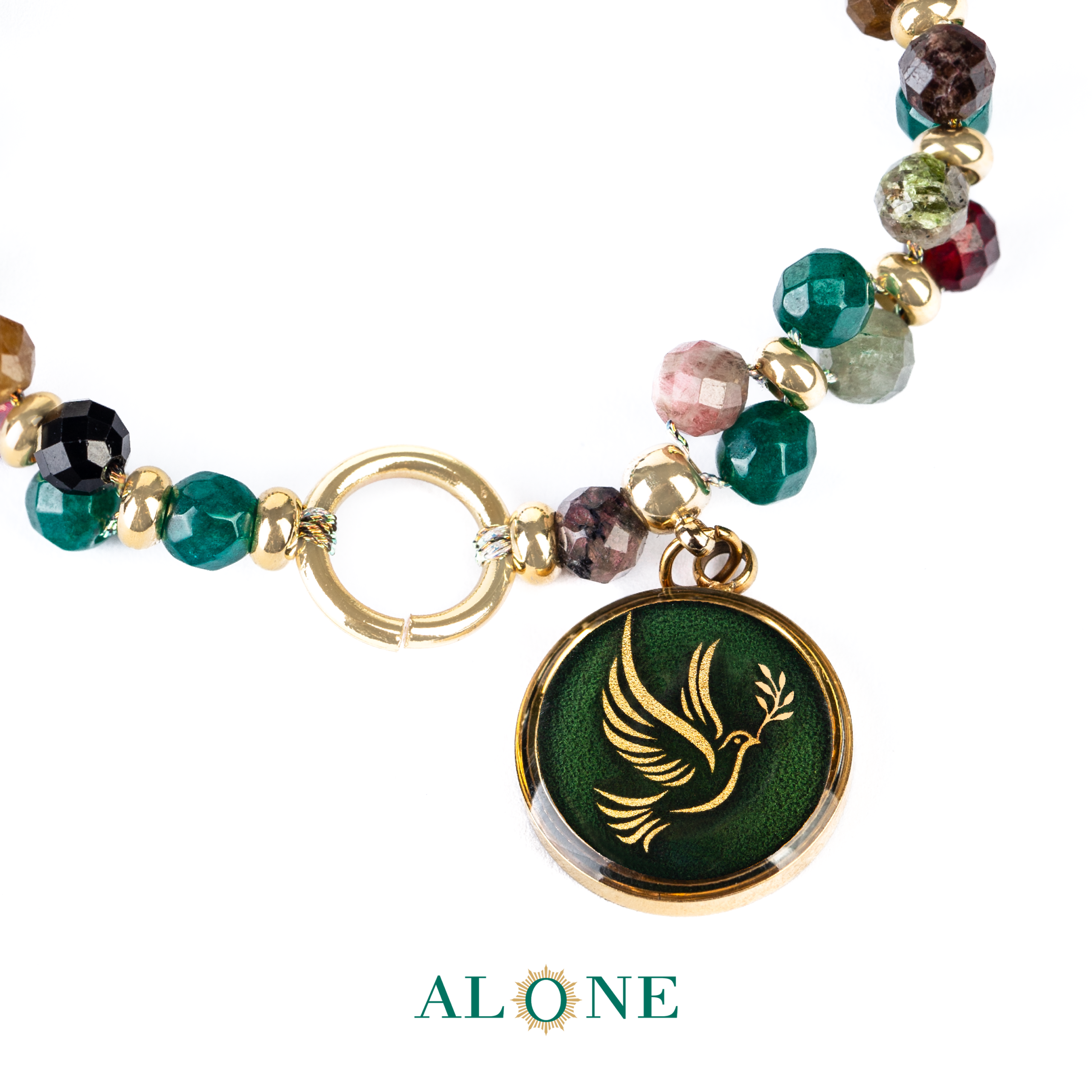 دستبند میکس بافت تورمالین هیلان سلما - Image 2