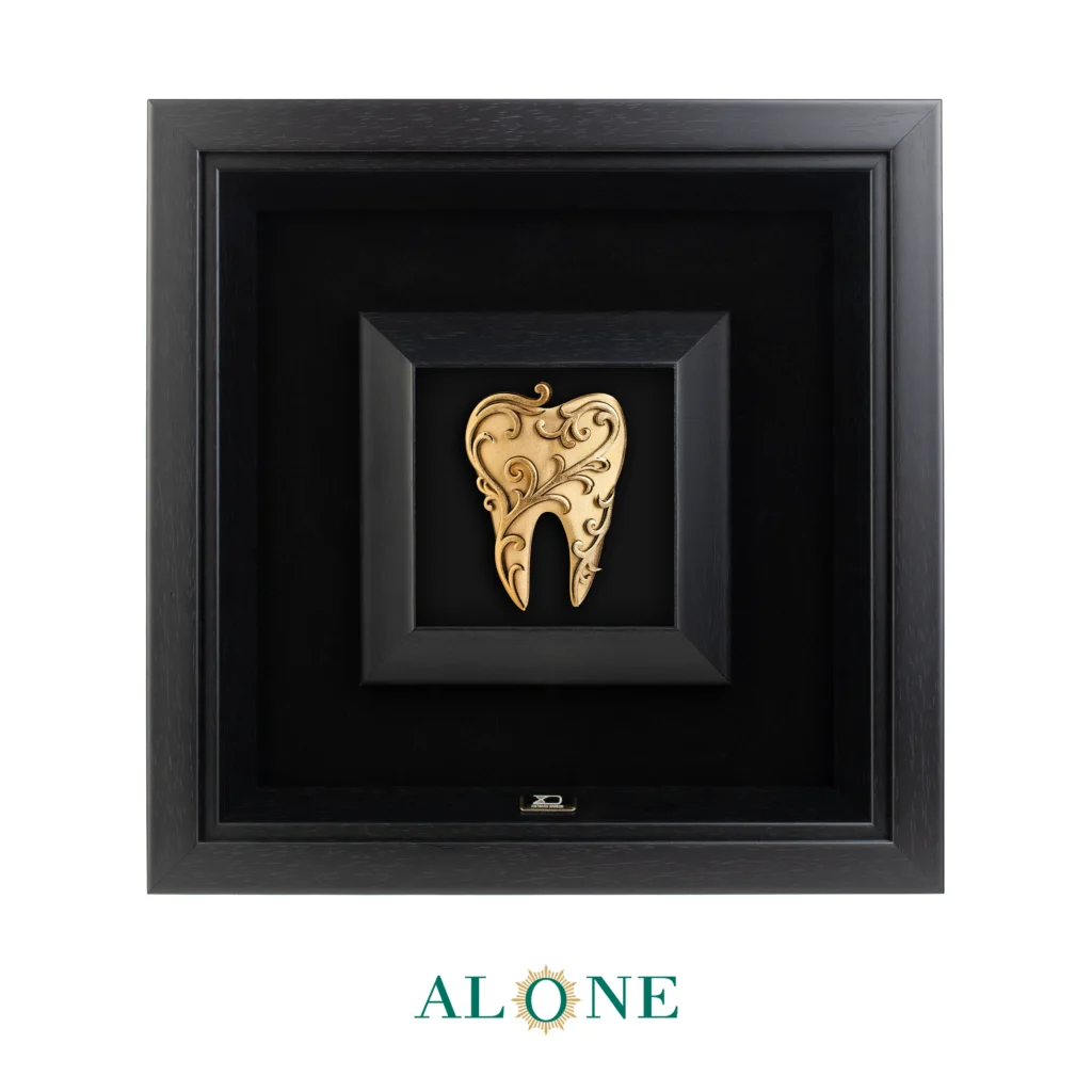 تابلو دندانپزشکی مشکی 31*31