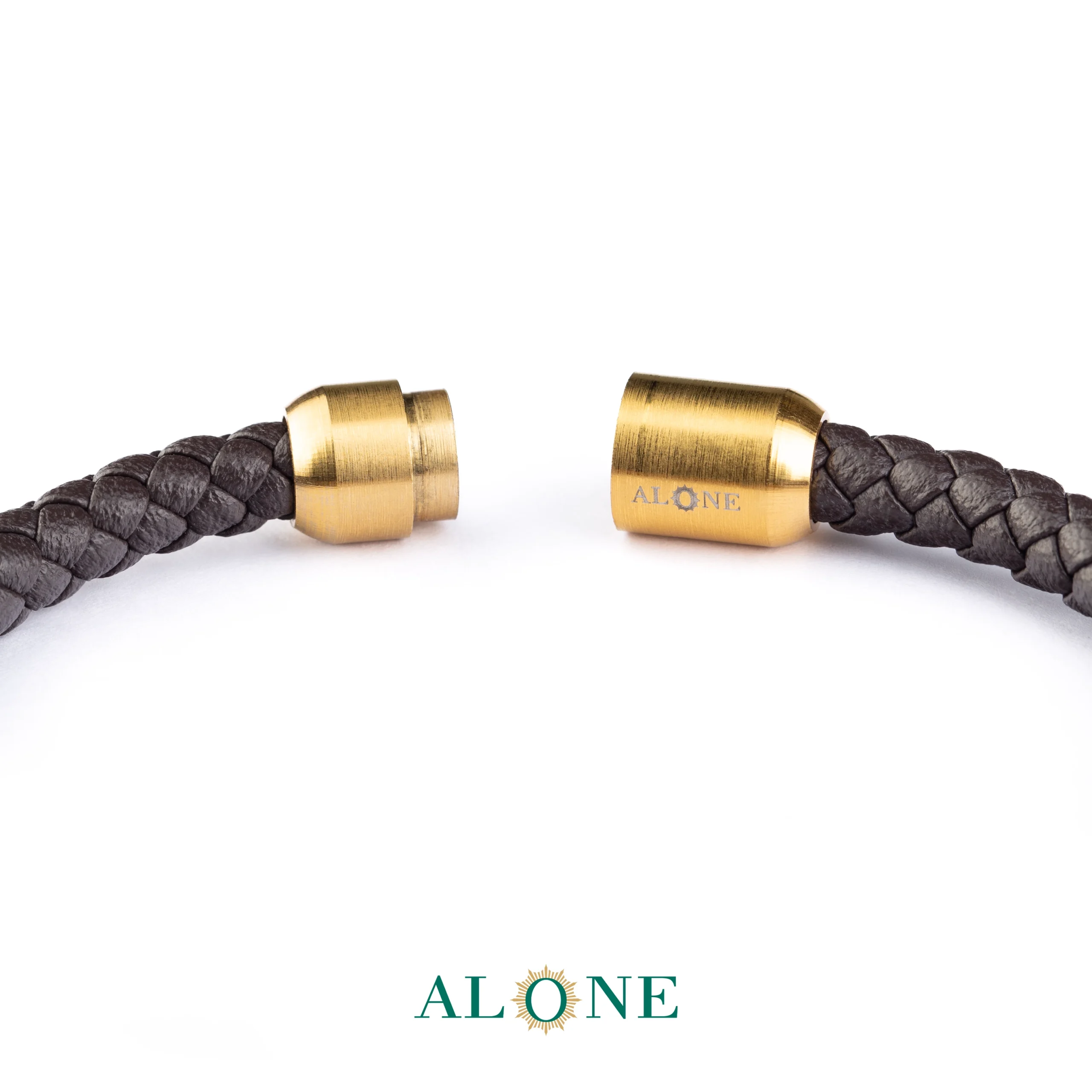 دستبند چرم مردانه دورو شیر و خورشید/جانیار