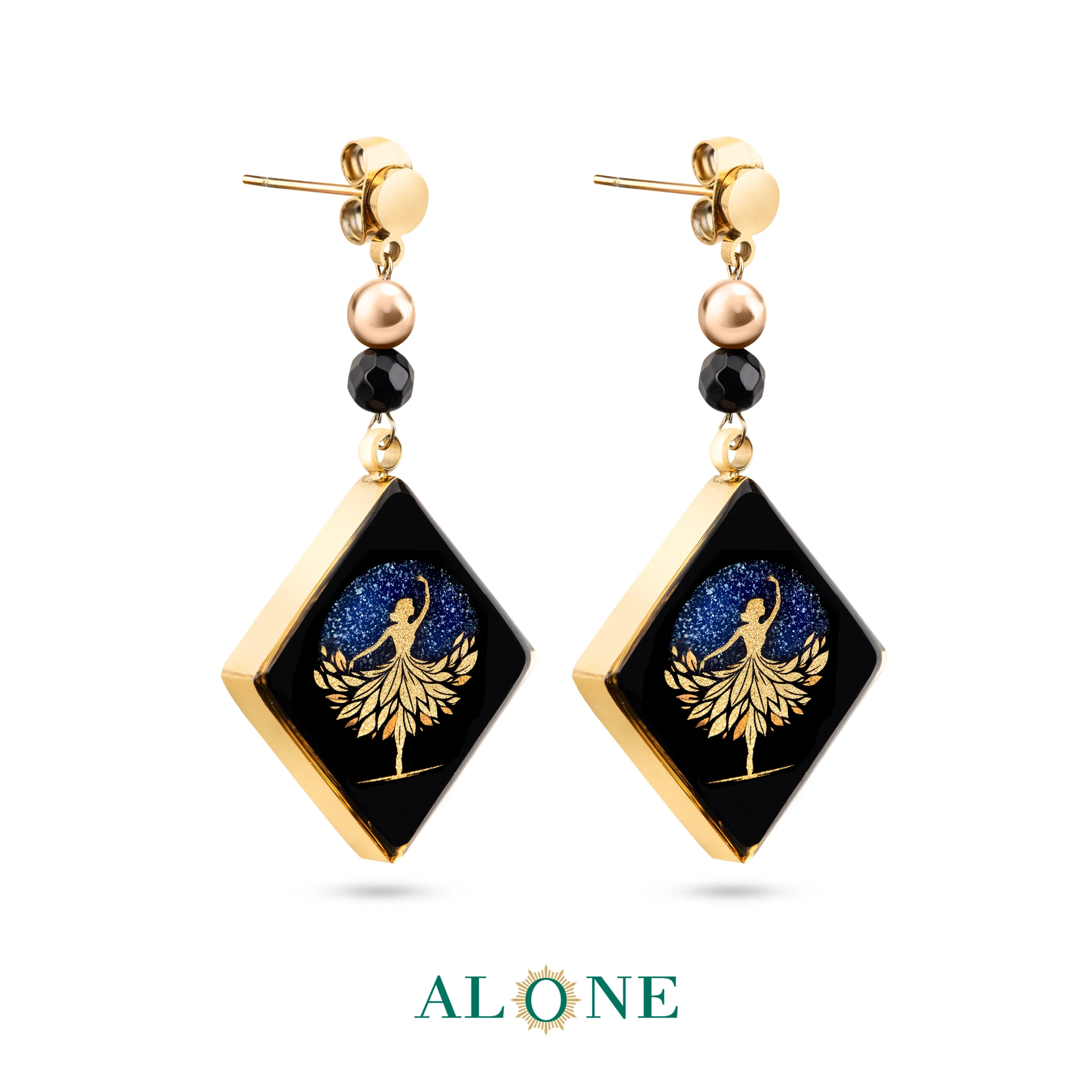 گوشواره مربع انیکس آیسو