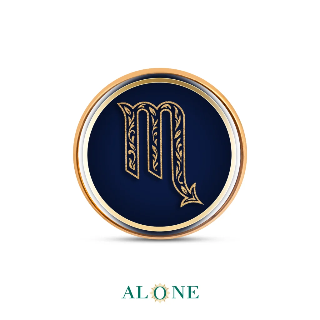 پلاک دستبند چرم زنانه گرد سایز 20 سرمه ای آبان