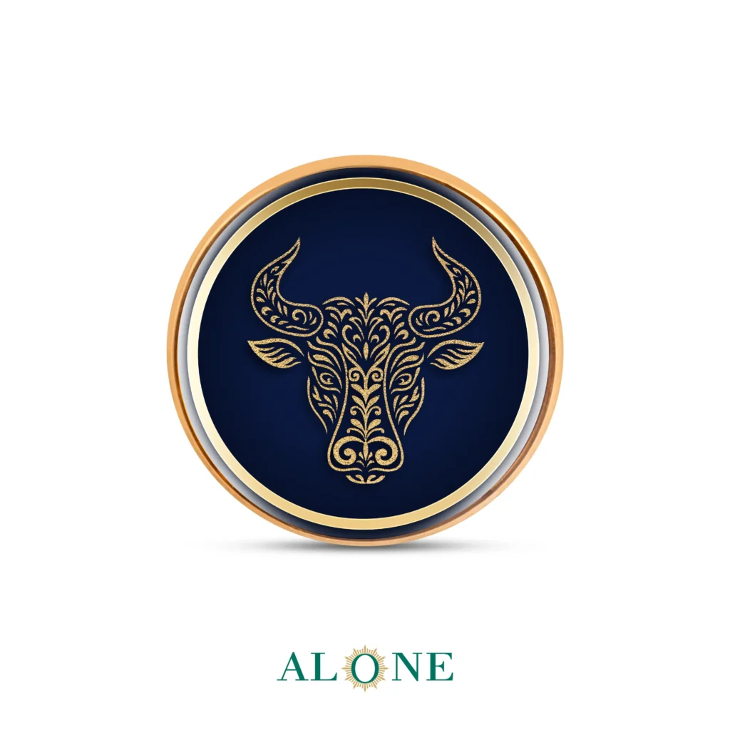 پلاک دستبند چرم زنانه گرد سایز 20 سرمه ای اردیبهشت