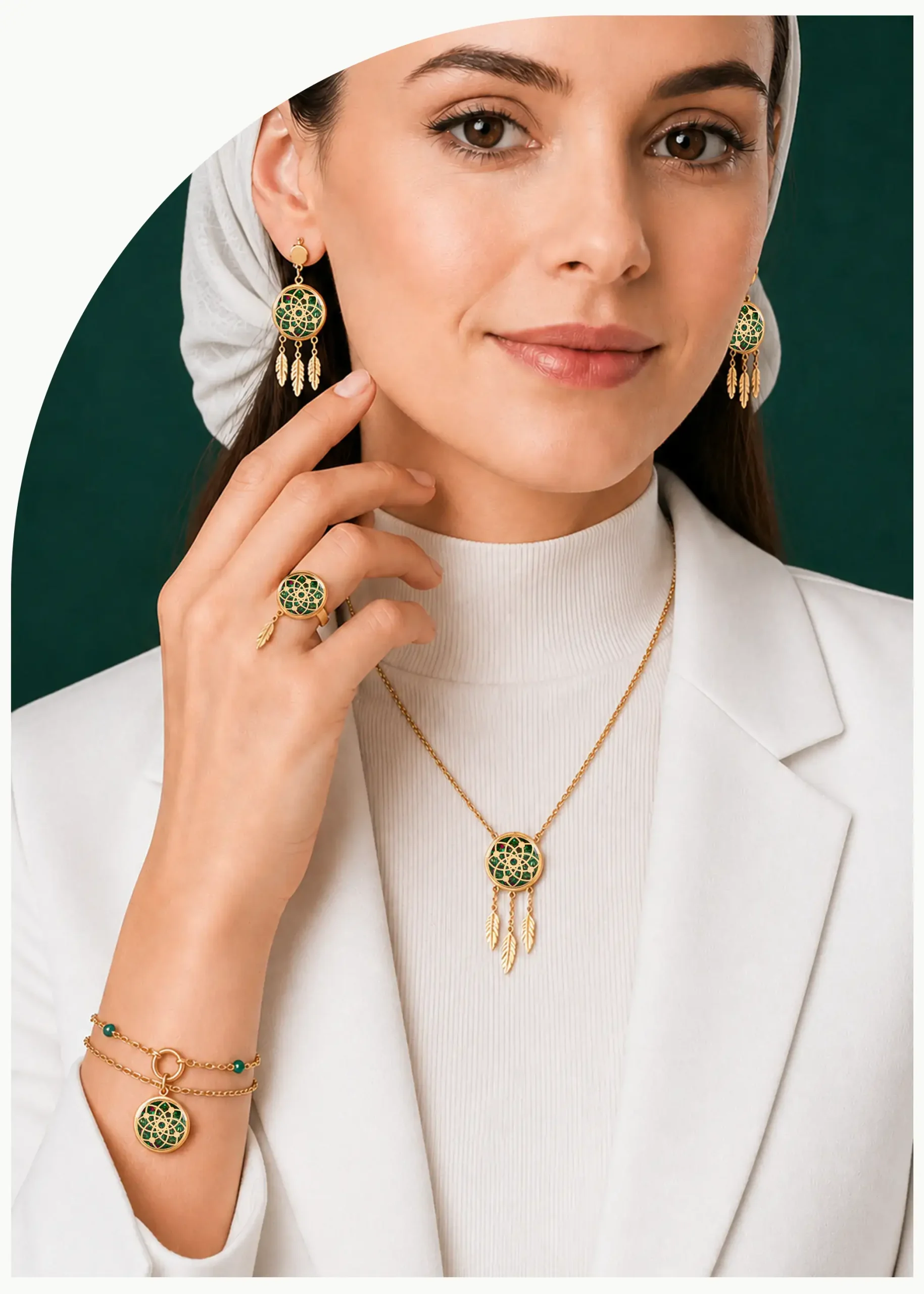کلکسیون جواهرات نقره و سنگ اپال لونارا - LUNARA Collection
